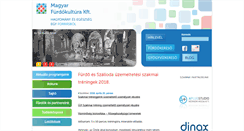 Desktop Screenshot of magyarfurdokultura.hu